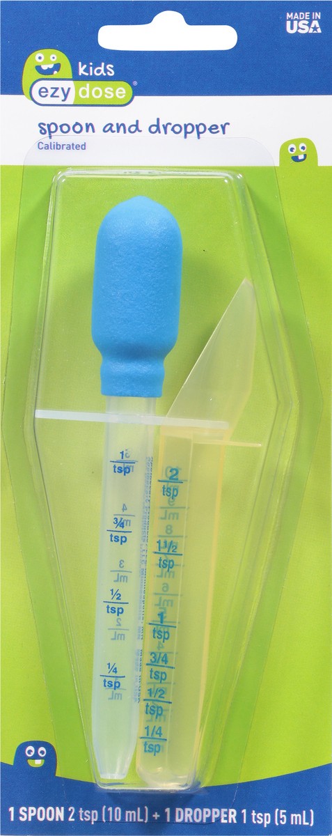 slide 5 of 9, EZY Dose Kids Calibrated Spoon and Dropper 1 ea, 1 ct