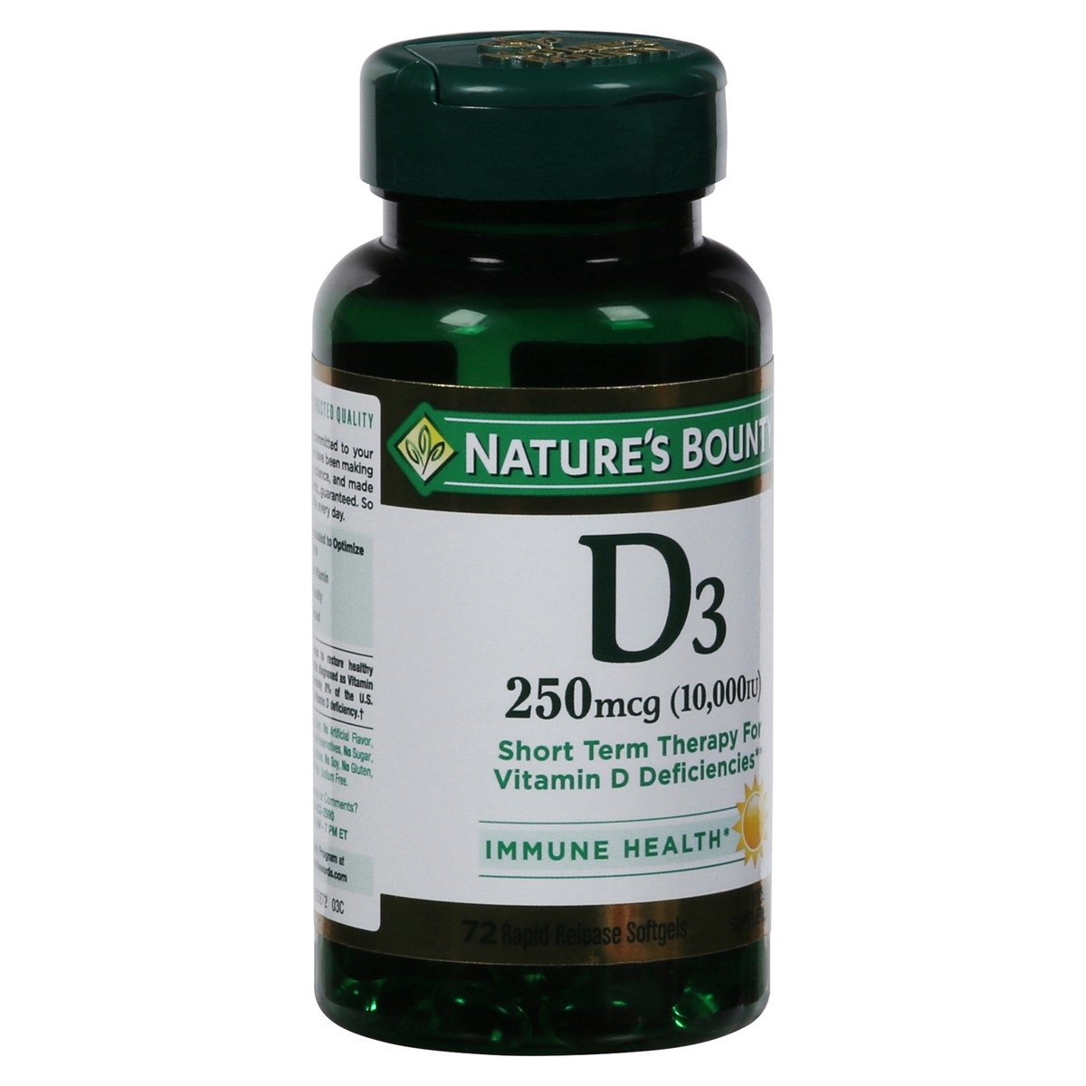 slide 7 of 9, Nature's Bounty Vitamin D 10,000 IU, 72 ct