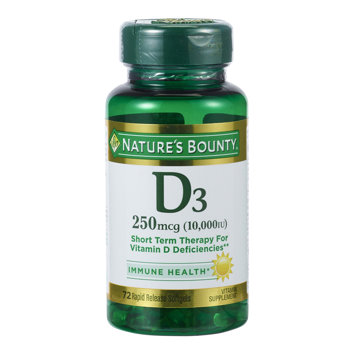 Nature's Bounty Vitamin D3 72 ct | Shipt