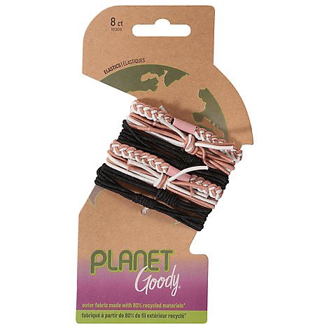slide 1 of 1, Goody Elastics Pg Crm Braided 8ct - 8 CT, 8 ct