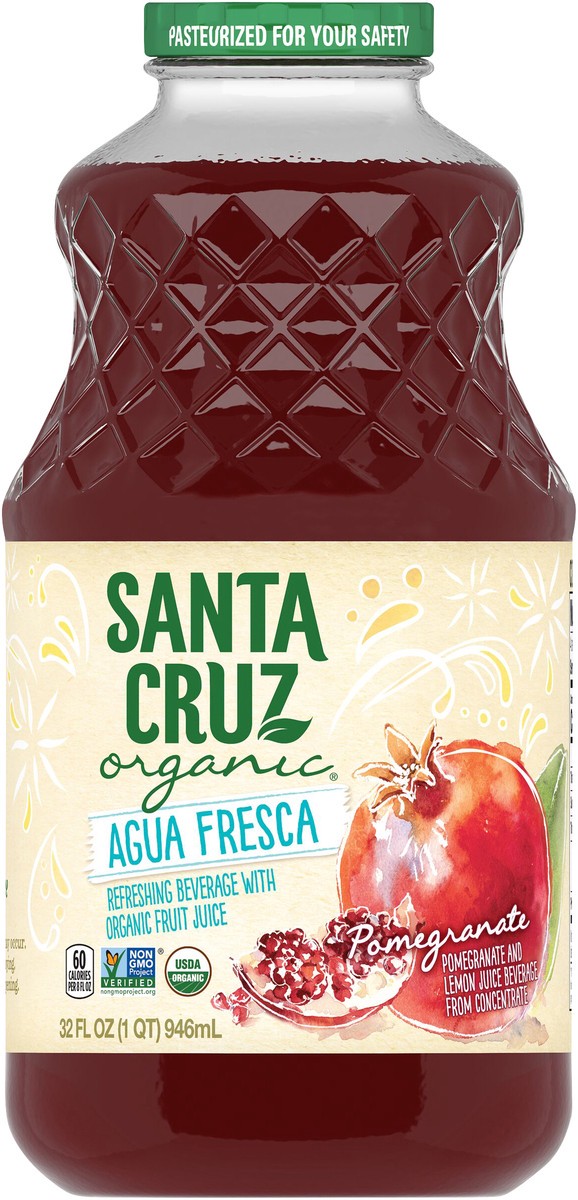 slide 4 of 8, Santa Cruz Organic Beverage - 32 fl oz, 32 fl oz