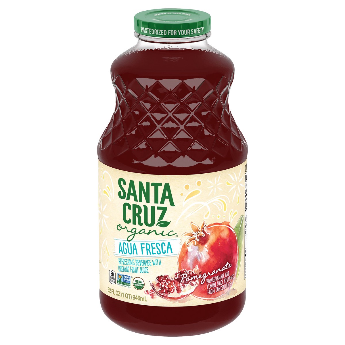 slide 1 of 8, Santa Cruz Organic Beverage - 32 fl oz, 32 fl oz