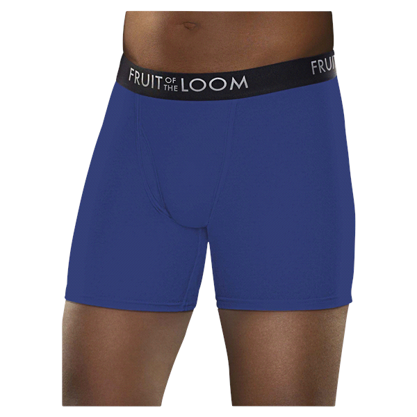 Fruit of the Loom Men's Breathable Micro-Mesh Cooling Cotton Boxer