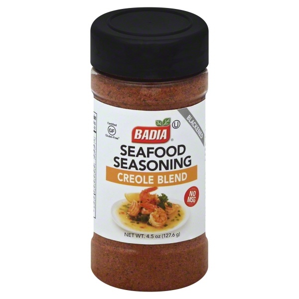 slide 1 of 1, Badia Seafood Seasoning Creole Blend Blackened (Jar), 4.5 oz