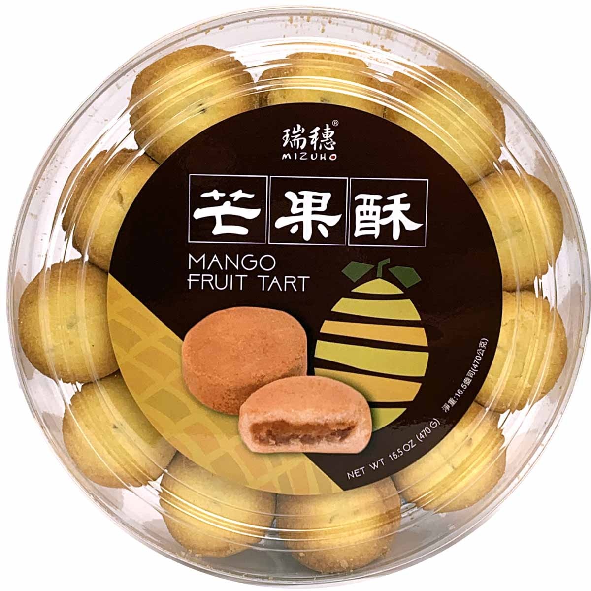 slide 1 of 1, Mizuho Mango Fruit Tart, 1 ct