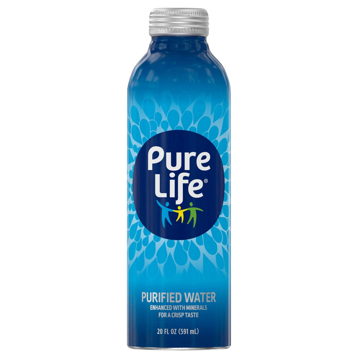 slide 2 of 11, Pure Life, 100% Purified Water, Aluminum Bottle - 20 fl oz, 20 oz