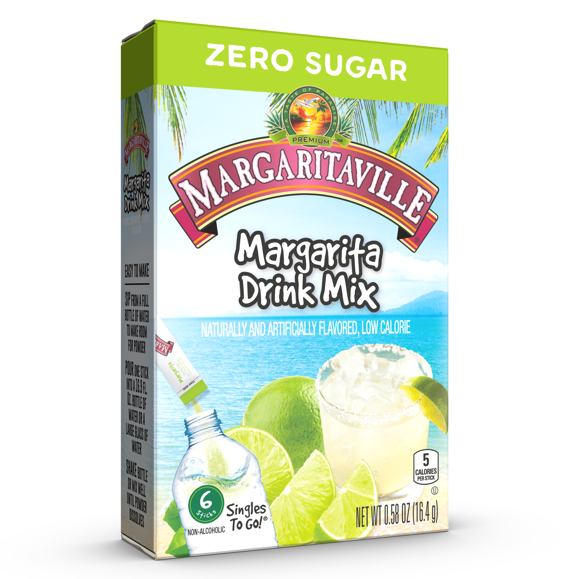 slide 1 of 9, Margaritaville Margarita Singles To Go - 0.58 oz, 0.58 oz