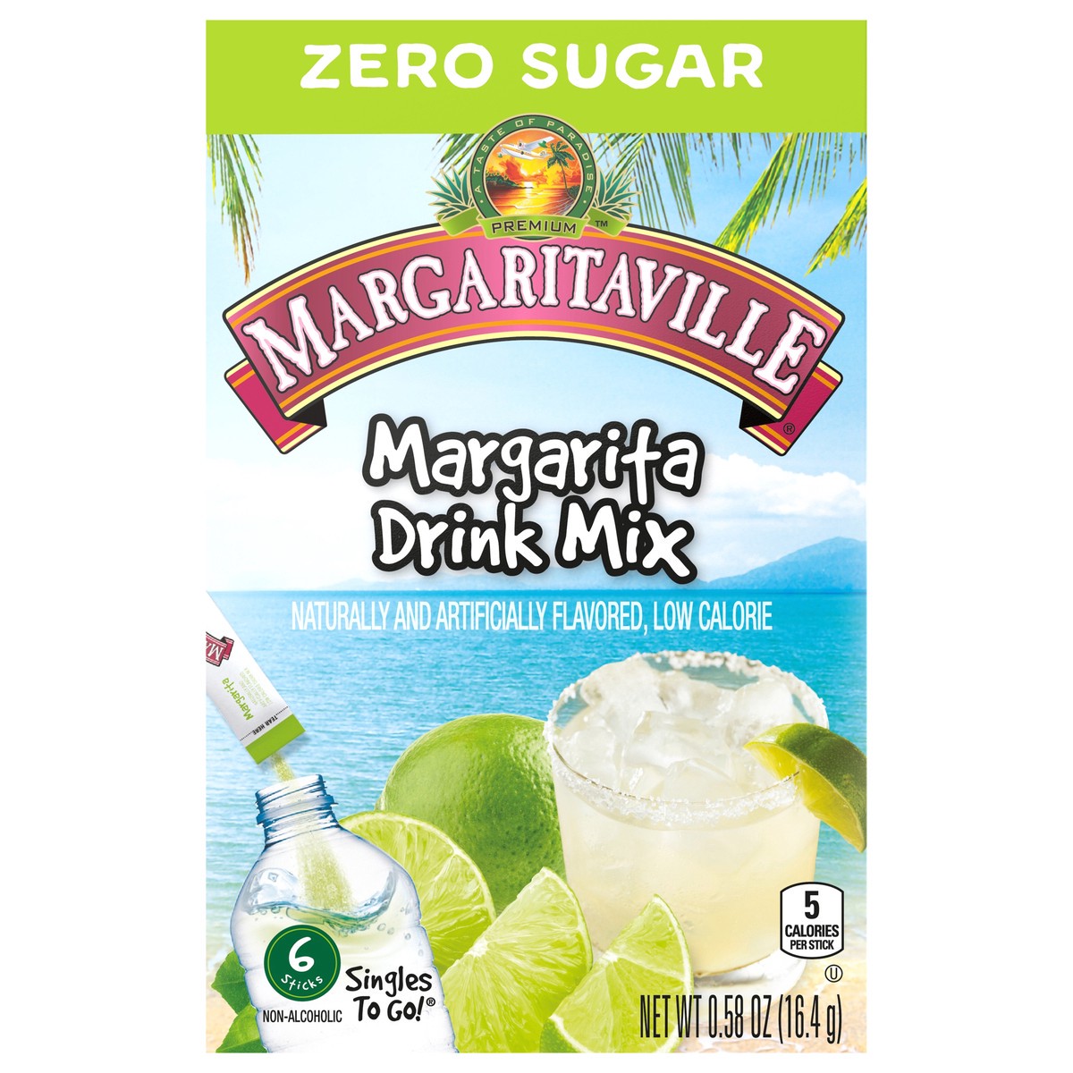 slide 1 of 12, Margaritaville Margarita Singles To Go - 0.58 oz, 0.58 oz