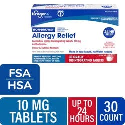 Kroger Non-Drowsy Allergy Relief Tablets