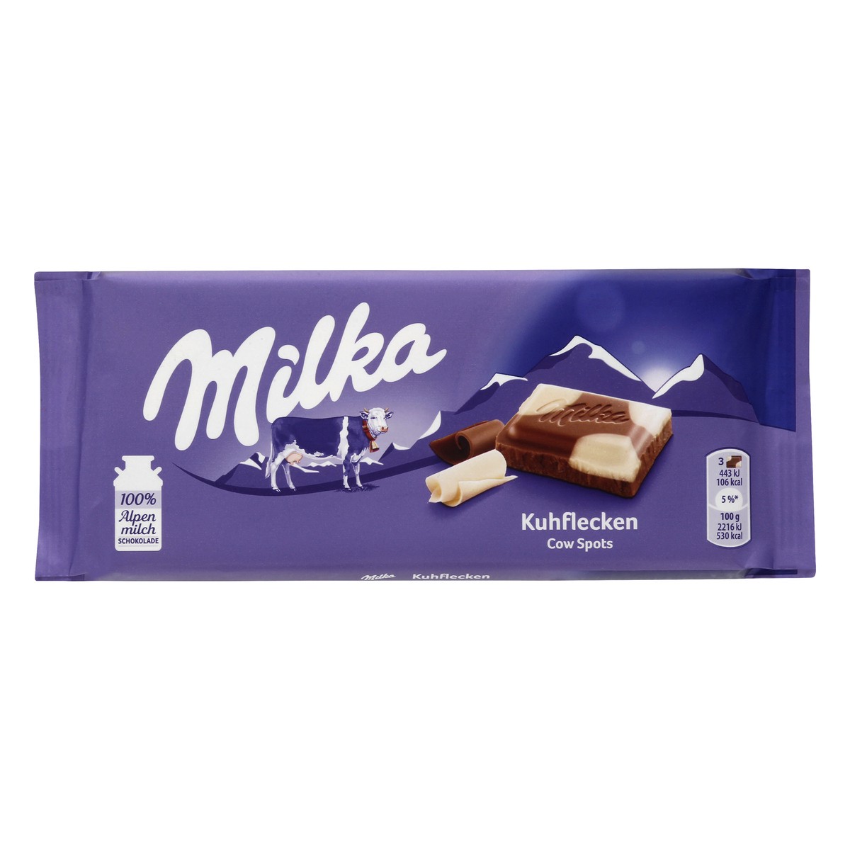 slide 5 of 9, Milka Cow Spots Milk and White Chocolate Confection 3.52 oz, 3.52 oz