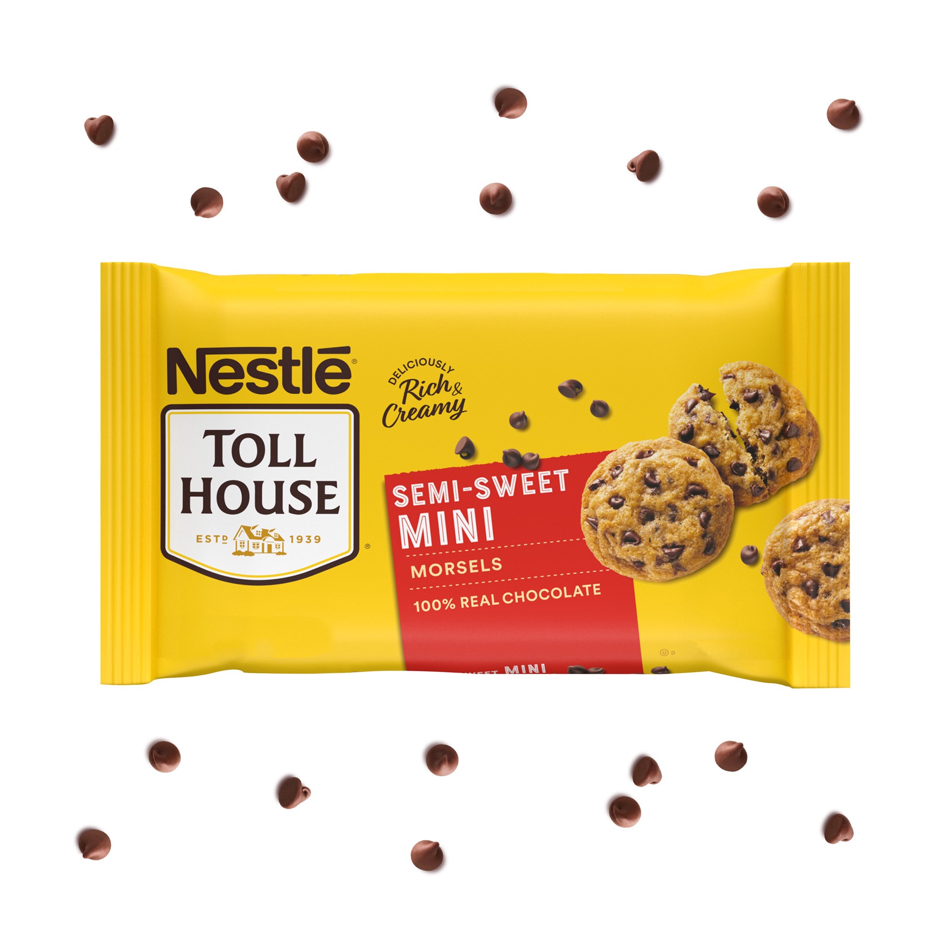 slide 1 of 3, Toll House Semi Sweet Mini Chocolate Chips, 20 Oz, 20 oz