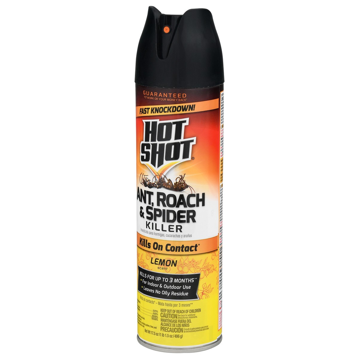 slide 3 of 13, Hot Shot Lemon Scent Ant, Roach & Spider Killer 17.5 oz, 17.5 oz