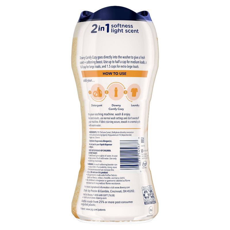 slide 8 of 10, Downy Comfy Cozy + Toasted Vanilla Laundry Additive Beads - 13oz, 13 oz