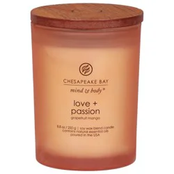 Chesapeake Bay Candle Mind & Body Collection Love + Passion: Grapefruit Mango