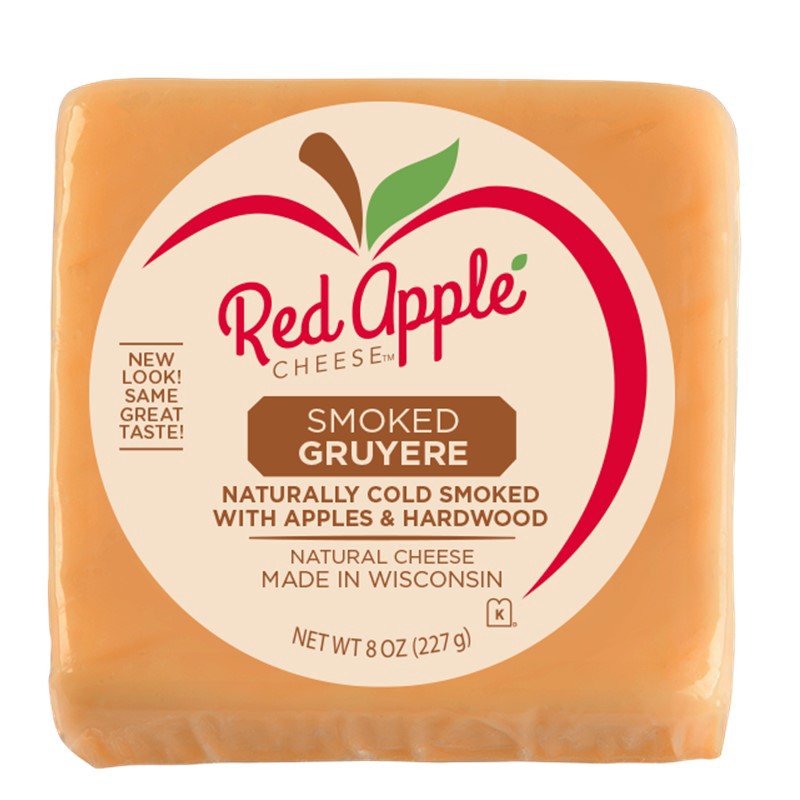 slide 1 of 9, Red Apple Cheese Smoked Gruyere Cheese 8 oz, 8 oz