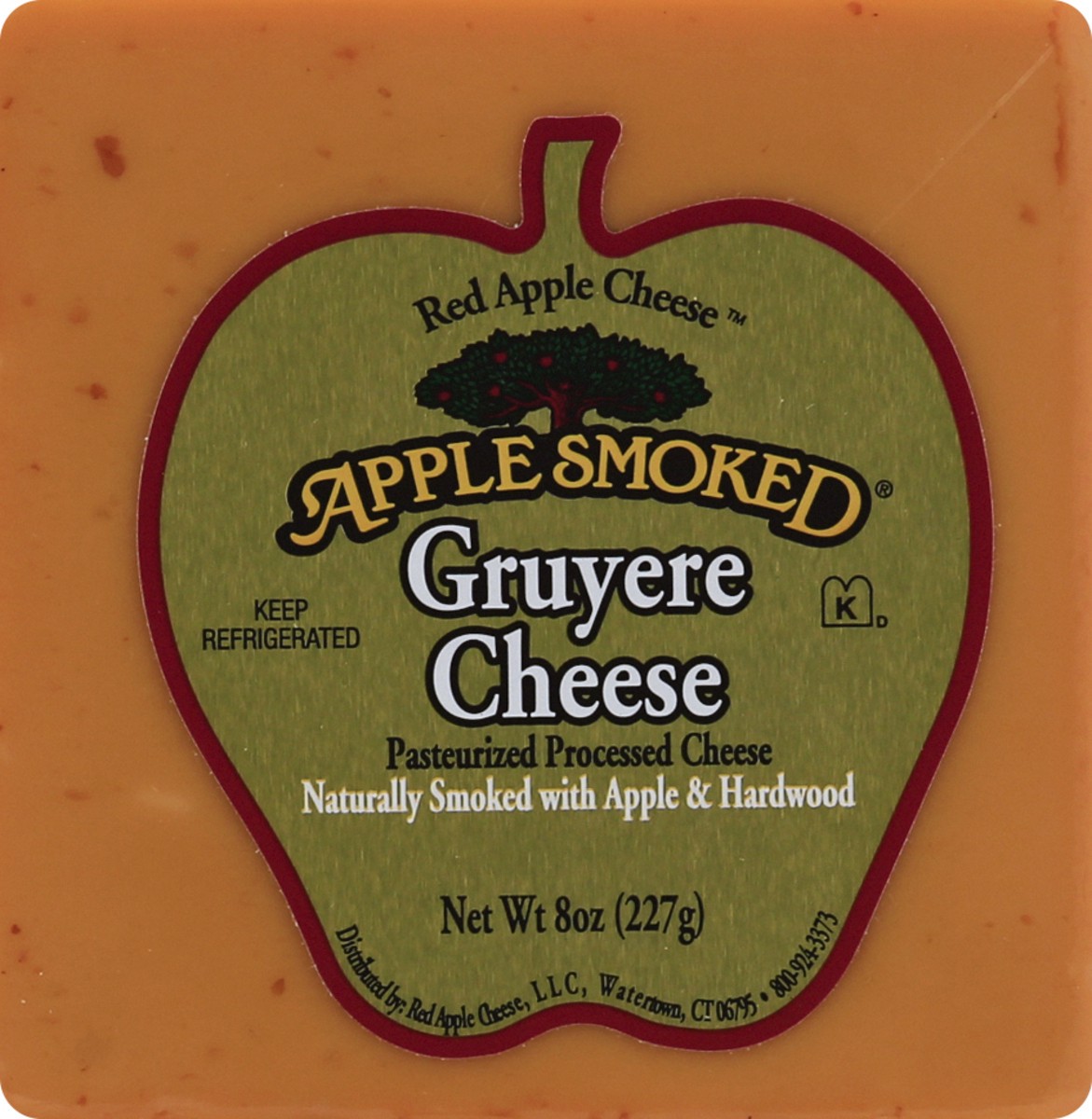 slide 4 of 9, Red Apple Cheese Gruyere Apple Smoked Cheese 8 oz, 8 oz