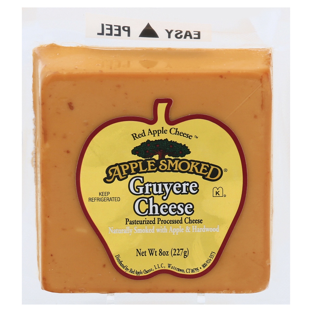 slide 1 of 2, Red Apple Smoked Gruyere Cheese, 8 oz