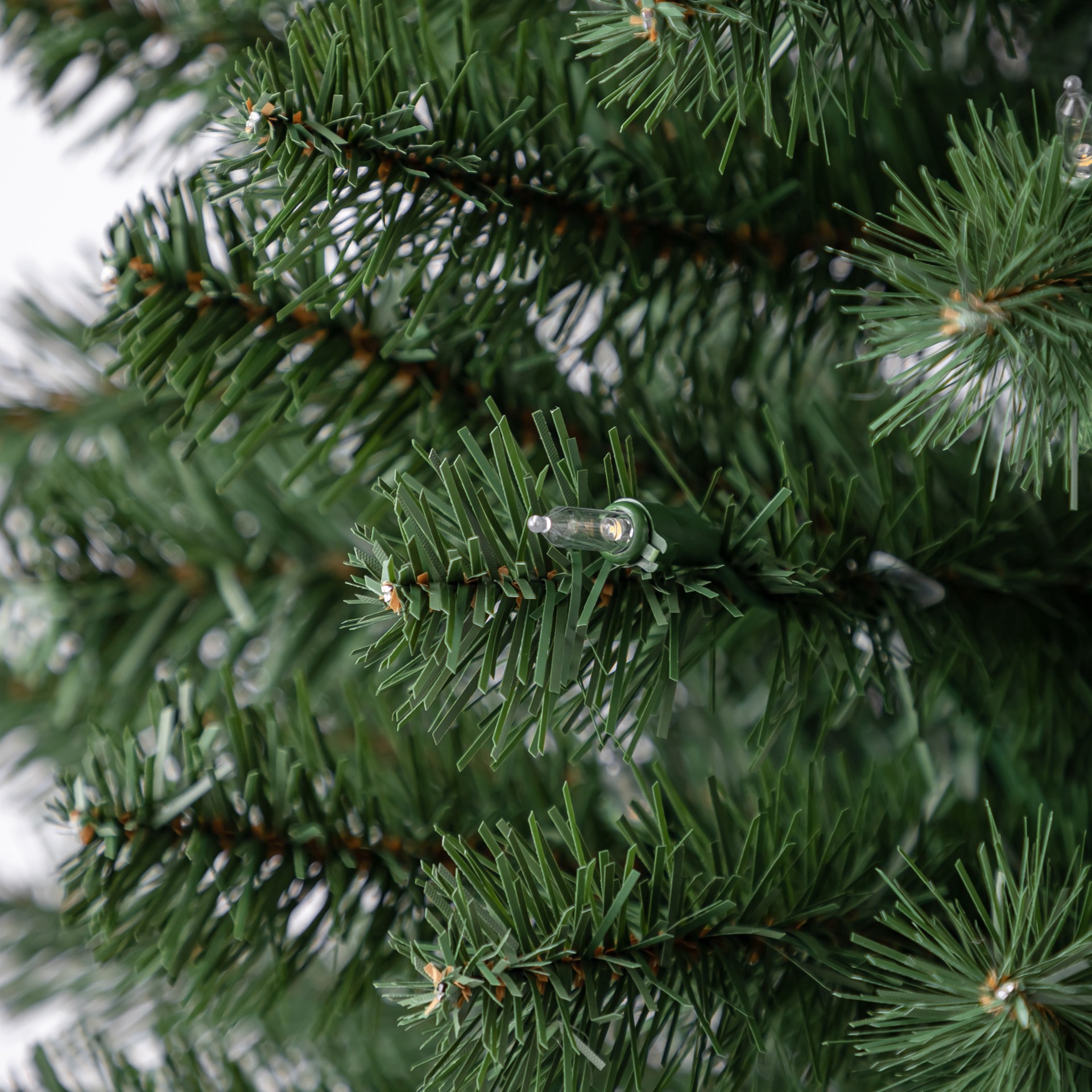 slide 3 of 8, 7ft. Pre-Lit Pencil Artificial Christmas Tree, Warm White Mini Led Lights By Ashland, 7 ft