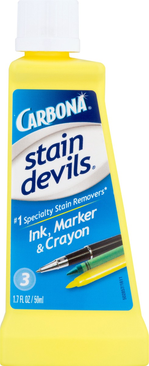 slide 12 of 12, Carbona Stain Devils 3 Ink, Marker & Crayon Stain Remover 1.7 fl oz, 1.7 fl oz