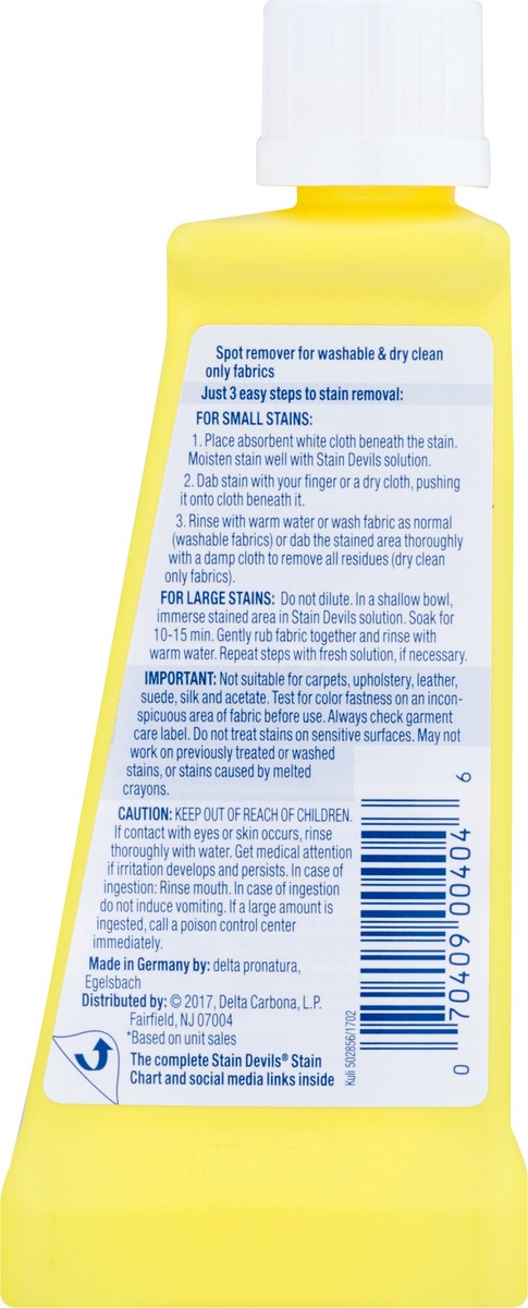 slide 8 of 12, Carbona Stain Devils 3 Ink, Marker & Crayon Stain Remover 1.7 fl oz, 1.7 fl oz