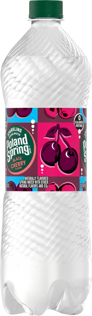 slide 6 of 7, Poland Spring Sparkling Water, Black Cherry- 33.8 oz, 33.8 oz