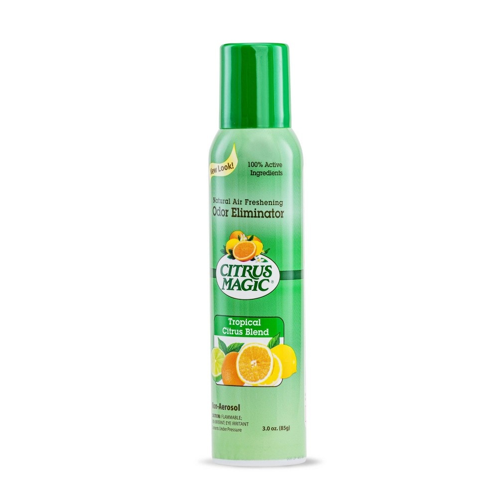 slide 3 of 4, Citrus Magic Odor Eliminating Tropical Citrus Blend Air Freshener, 3.5 fl oz