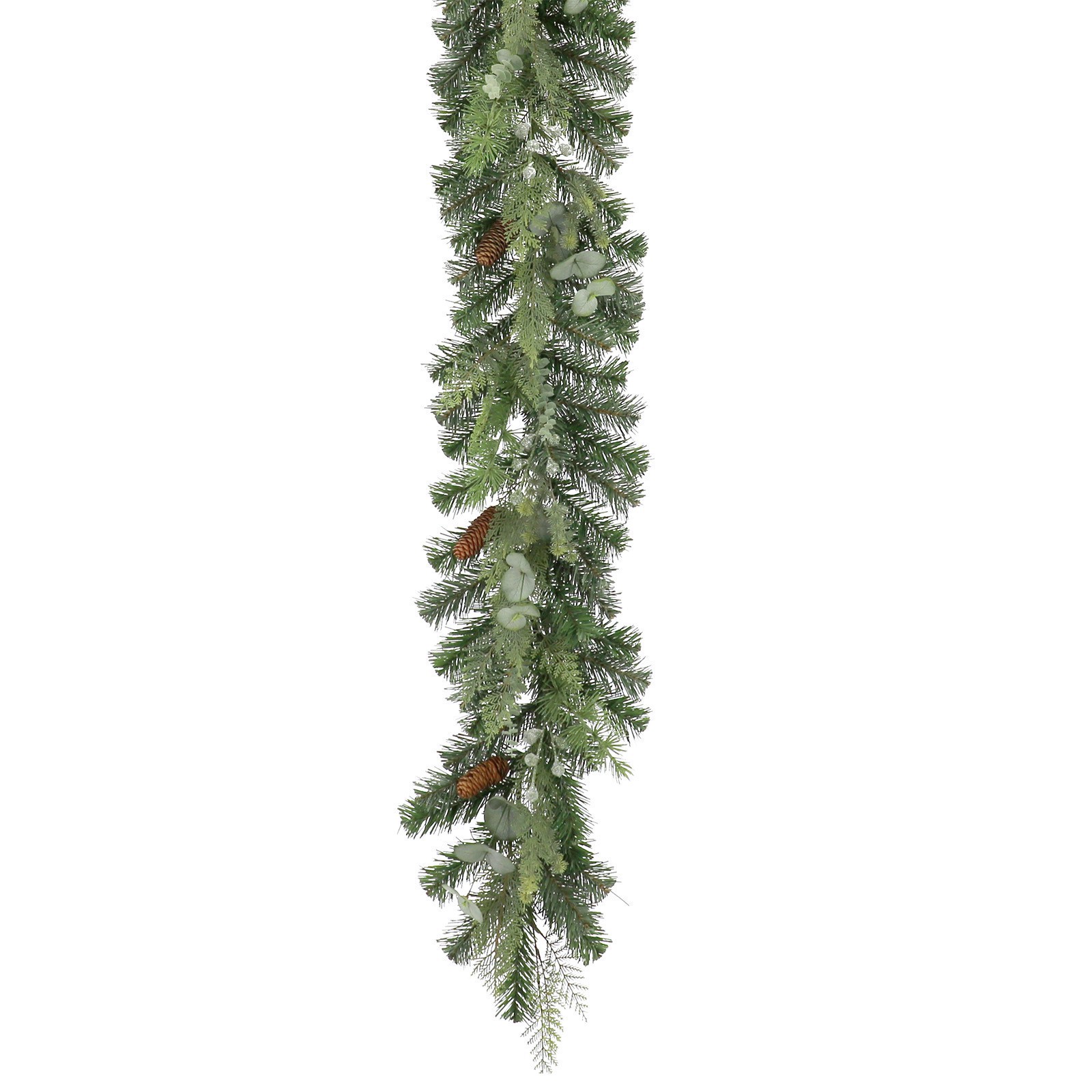 slide 2 of 2, 6ft. Cypress, Pinecone & Eucalyptus Garland By Ashland, 6 ft