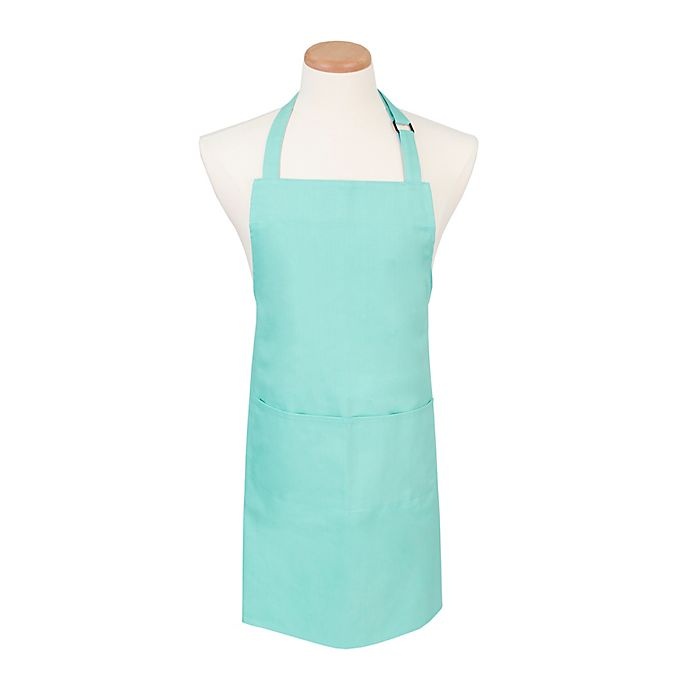 slide 1 of 1, Kitchensmart Solid Apron - Surf, 1 ct