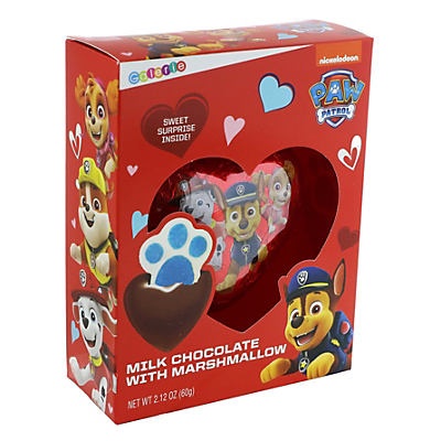 slide 1 of 1, Galerie Paw Patrol Milk Chocolate With Marshmallow Heart Valentine Candy, 2.12 oz