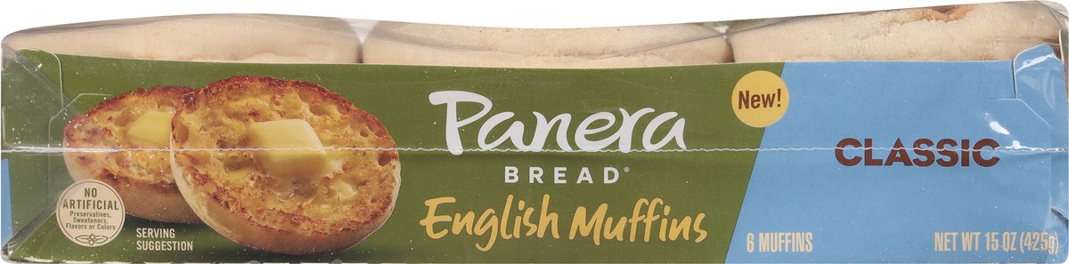 slide 4 of 9, Panera Bread English Muffins, Classic, 15 oz