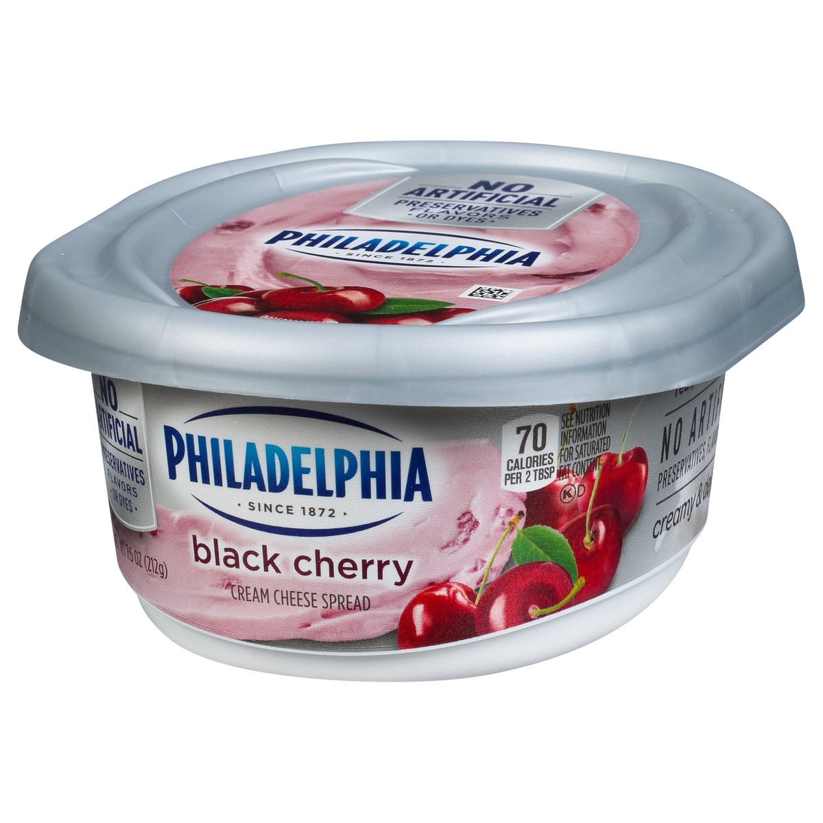 slide 2 of 13, Philadelphia Black Cherry Cream Cheese Spread 7.5 OZ. Tub, 7.5 oz