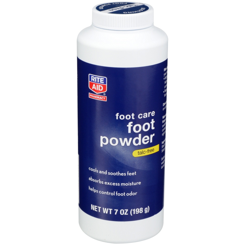 slide 1 of 3, Rite Aid Soothing Foot Powder, 7 oz