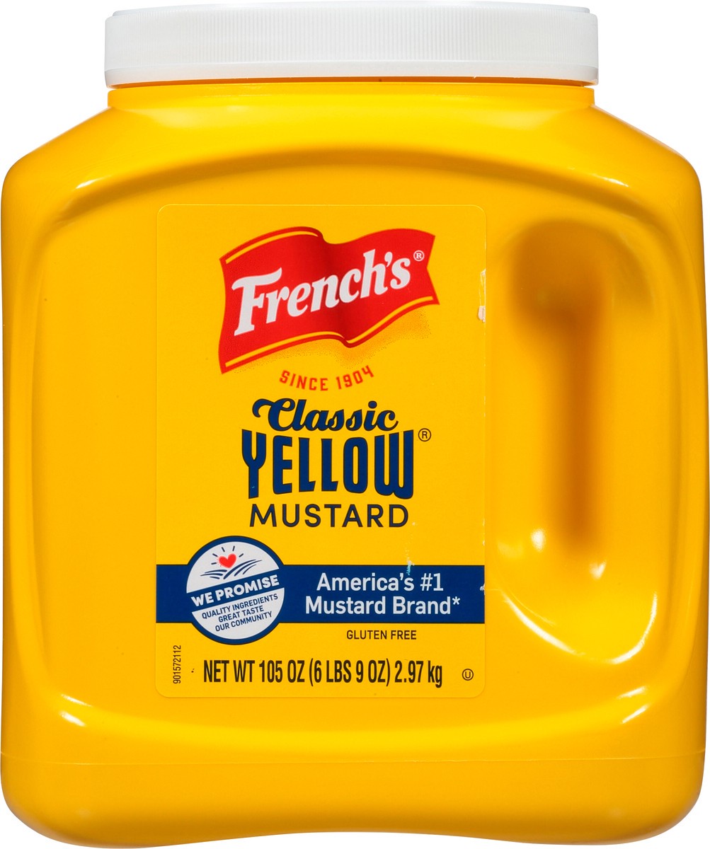 slide 3 of 9, French's Classic Yellow Mustard, 105 oz, 105 oz