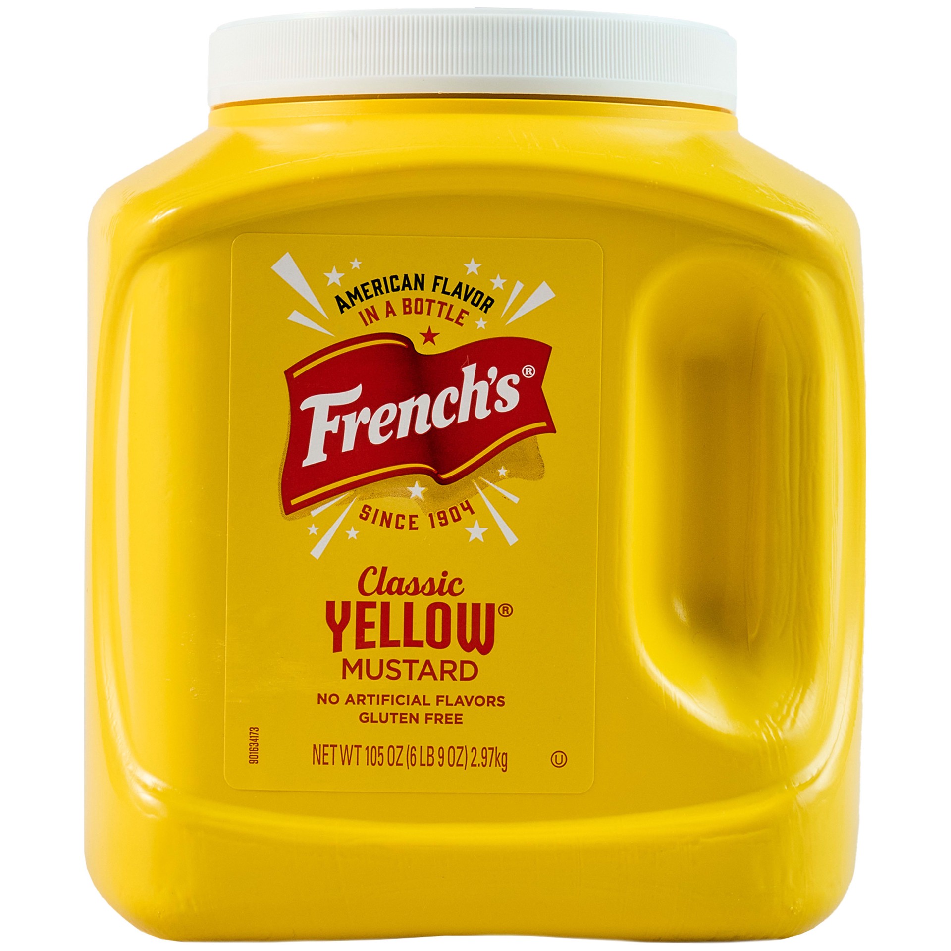 slide 1 of 9, French's Classic Yellow Mustard, 105 oz, 105 oz