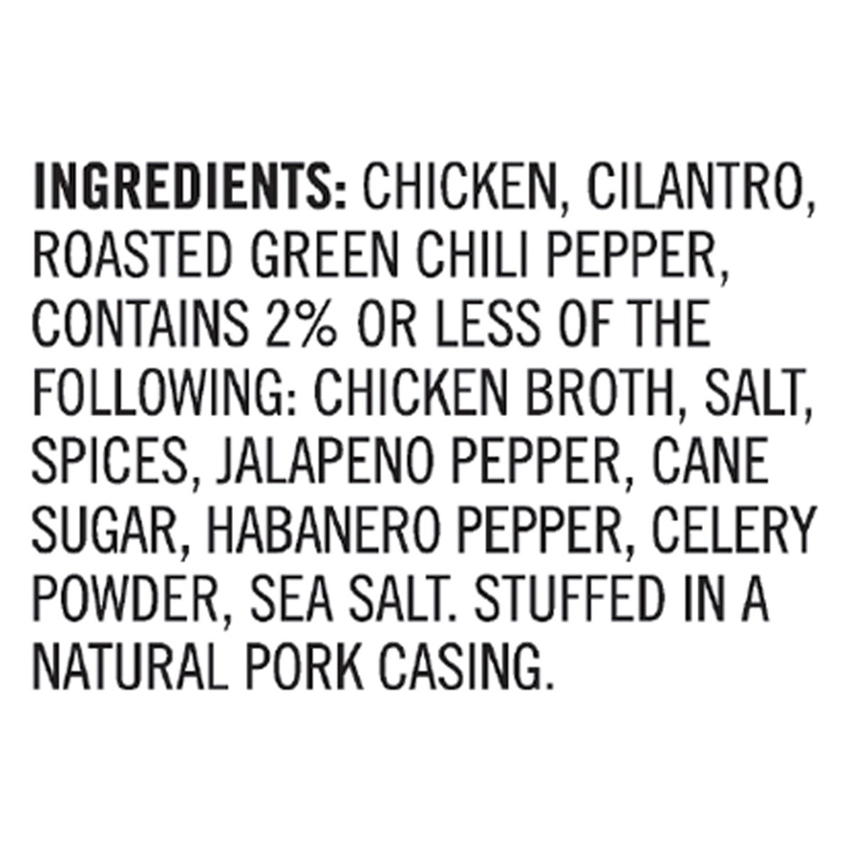 slide 3 of 6, Aidells Smoked Chicken Sausage Links Habanero & Green Chile 4 Count - 12 Oz, 12 oz