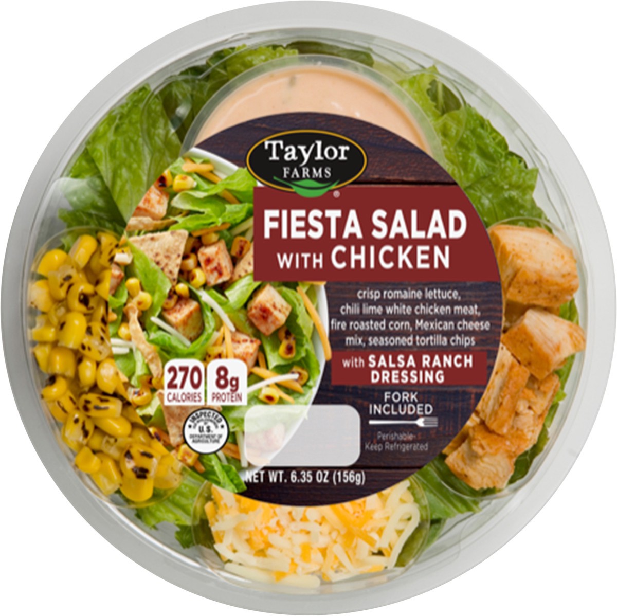 slide 5 of 6, Taylor Farms Fiesta Salad with Chicken 6.35 oz, 6.35 oz