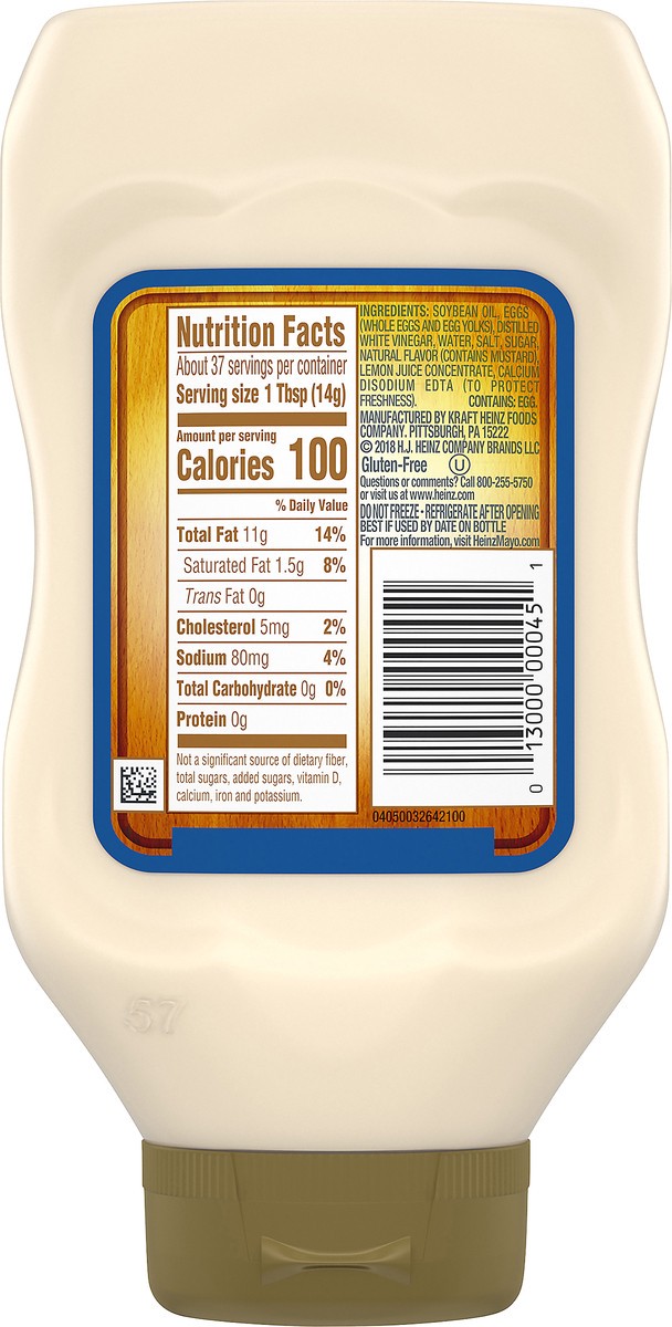 slide 3 of 9, Heinz Deliciously Creamy Real Mayonnaise, 19 fl oz Bottle, 19 fl oz