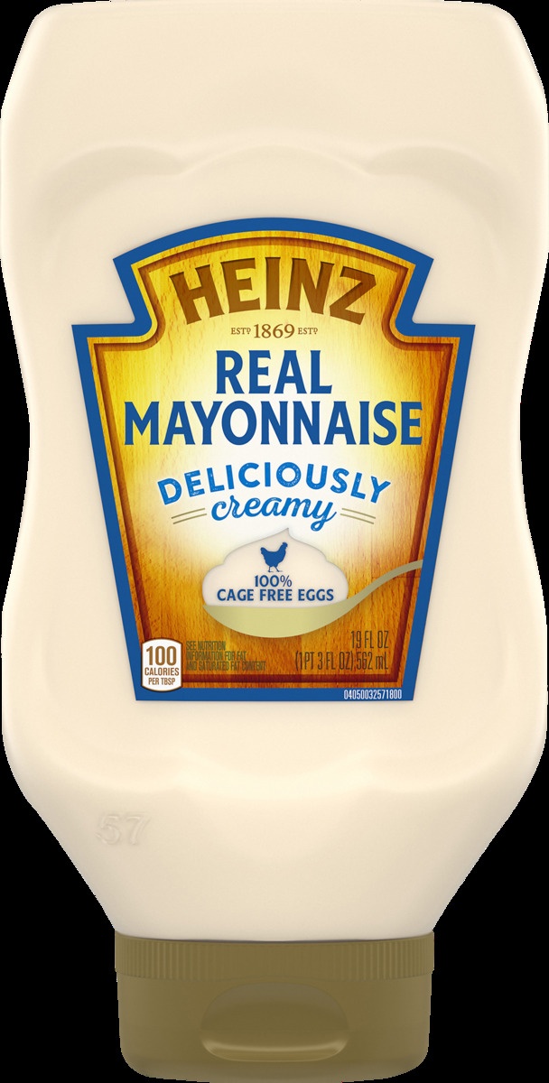 slide 7 of 8, Heinz Deliciously Creamy Real Mayonnaise, 19 fl oz