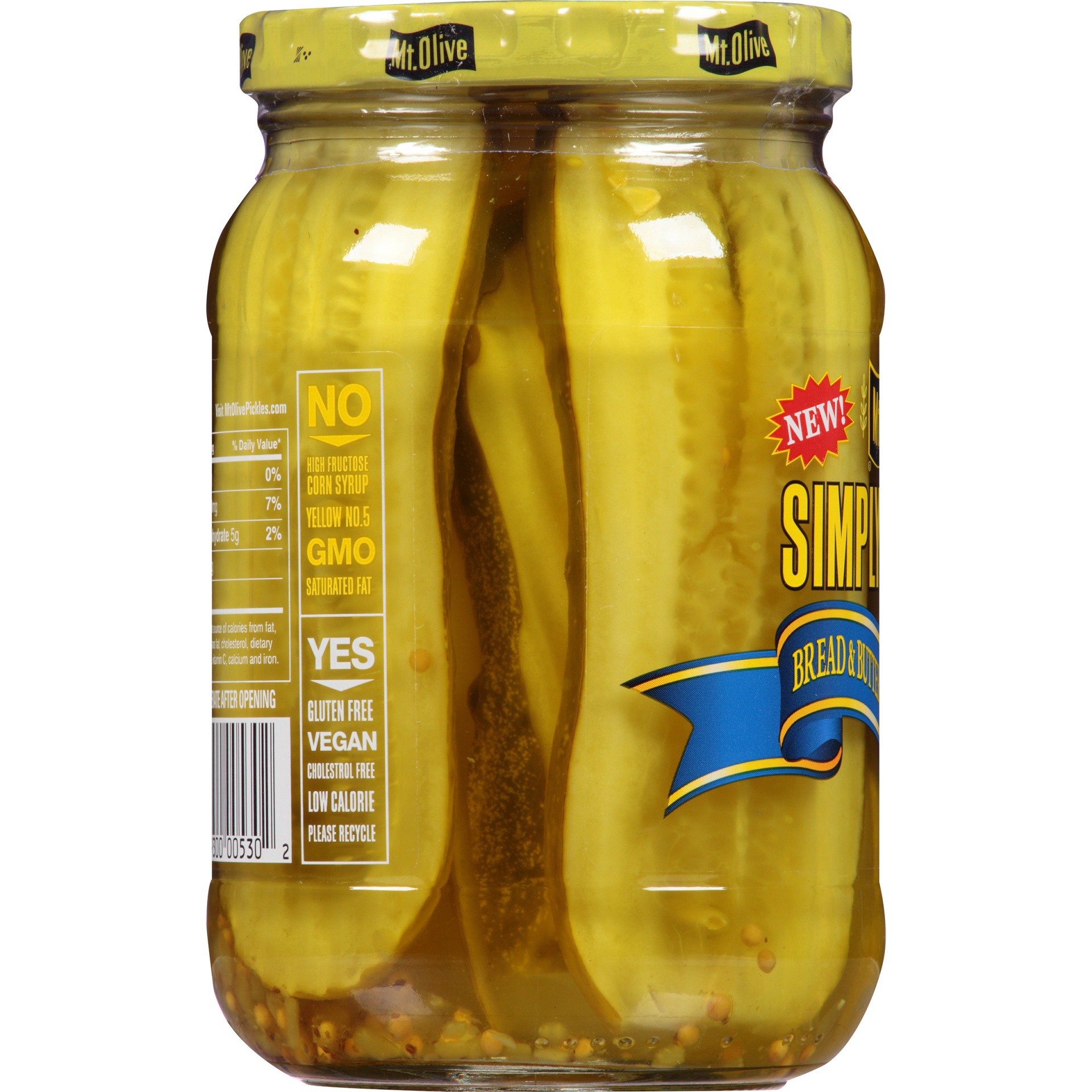 slide 3 of 6, Mt. Olive Pickles Sandwich Stuffers Bread & Butter, 16 fl oz