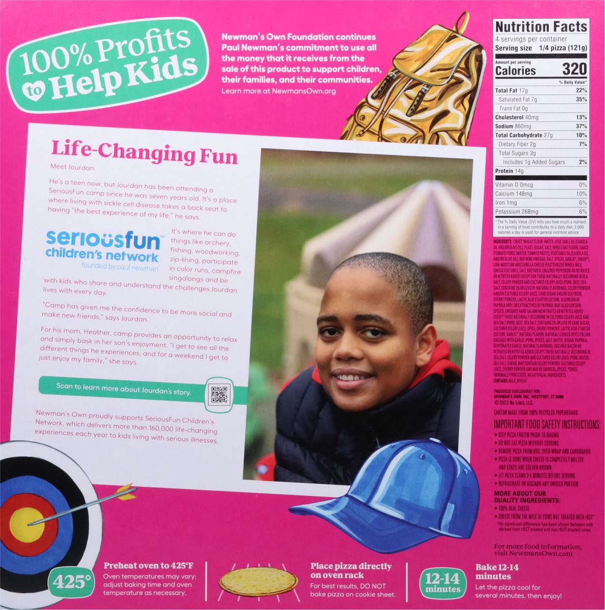 slide 7 of 13, Newman's Own Pizza Sicilian, 17.1 oz