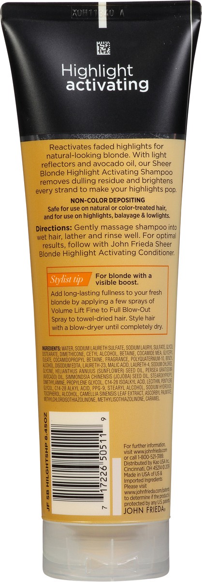 slide 5 of 9, John Frieda Champagne Highlight Shampoo, 8.45 fl oz