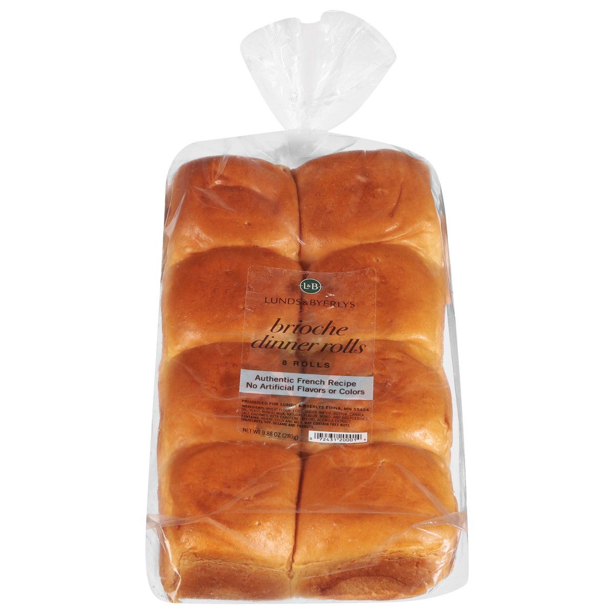 slide 1 of 4, Lunds & Byerlys Brioche Dinner Rolls 8 ea, 8 ct