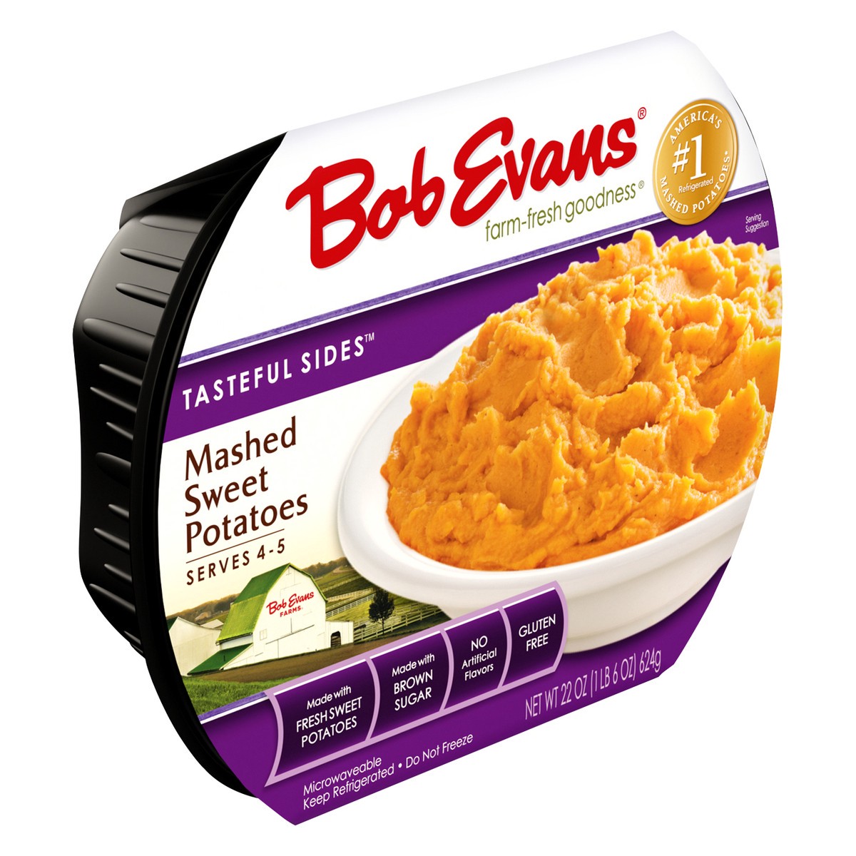 slide 6 of 9, Bob Evans Tasteful Sides Mashed Sweet Potatoes 22 oz, 22 oz