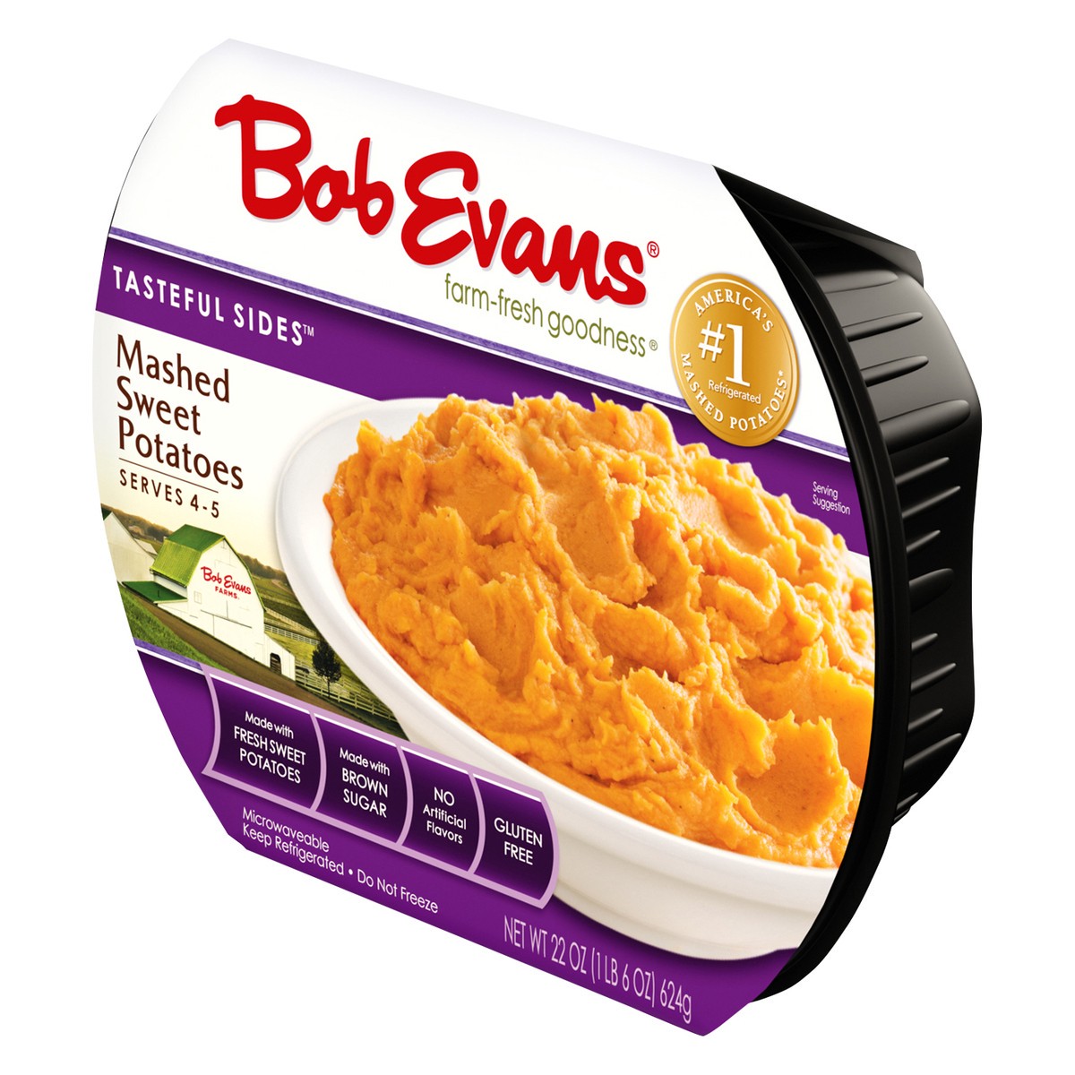 slide 9 of 9, Bob Evans Tasteful Sides Mashed Sweet Potatoes 22 oz, 22 oz