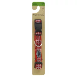 Legacy Collection Dog Collar Small 9 To 14 Inch Red Plaid Card - Each