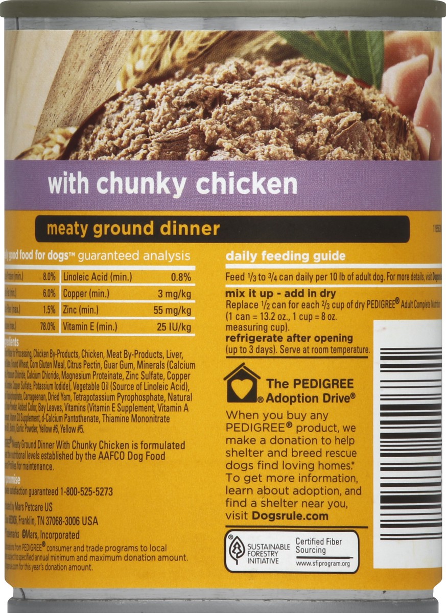 slide 4 of 6, Pedigree Food for Dogs 13.2 oz, 13.2 oz