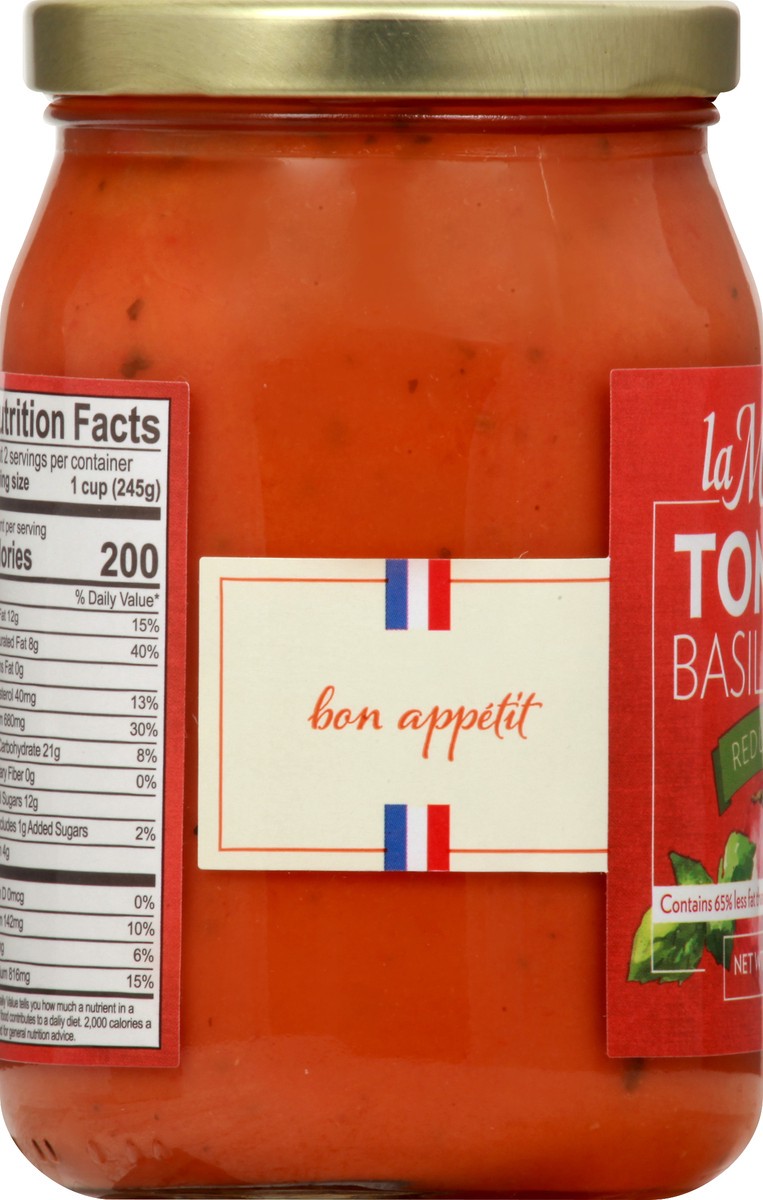 slide 9 of 13, La Madeleine Reduced Fat Tomato Basil Soupe 15.5 oz, 15.5 oz