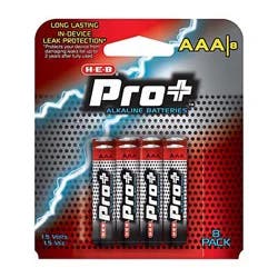 H-E-B Pro+ Alkaline AAA Batteries