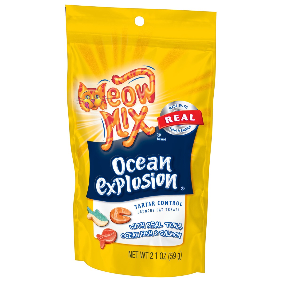 slide 4 of 13, Meow Mix Ocean Explosion Cat Treats, 2.1-Ounce, 2.1 oz