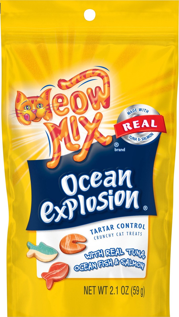 slide 7 of 13, Meow Mix Ocean Explosion Cat Treats, 2.1-Ounce, 2.1 oz